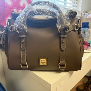 SOLD Dooney & Bourke Penrose satchel in coffee